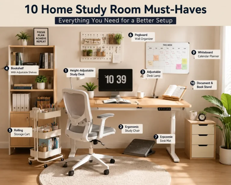 10 Study room essntails
