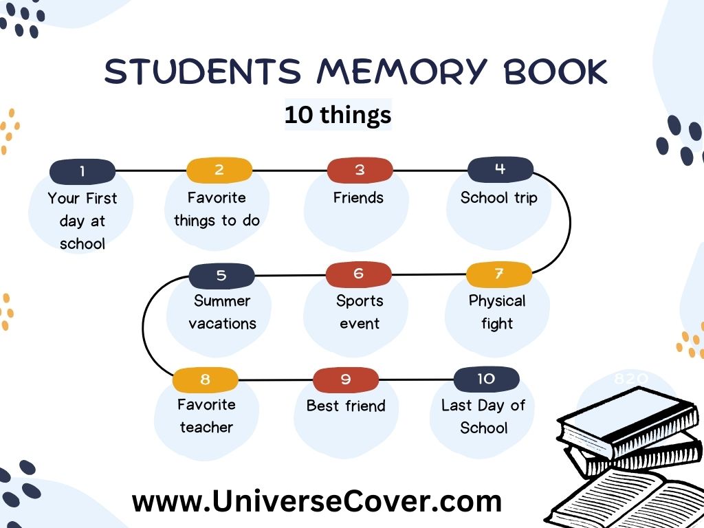 10 Things to Write in a students memory book
