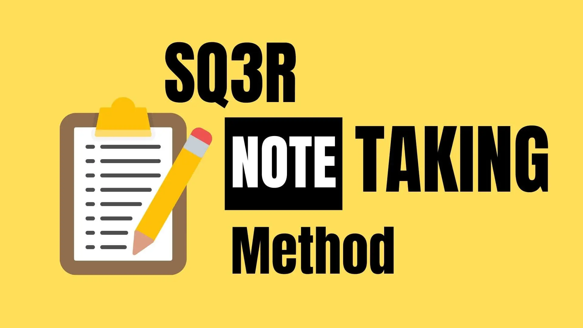 Say Goodbye To Study Stress: Transform Your Learning With The SQ3r Note ...