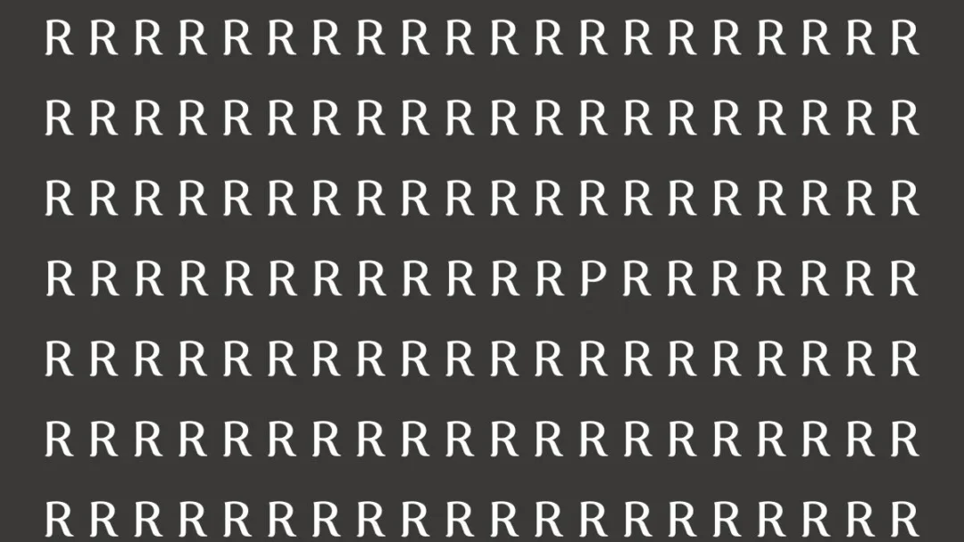 Are You Up for the Challenge? Spot the Hidden P in This Massive Grid of R