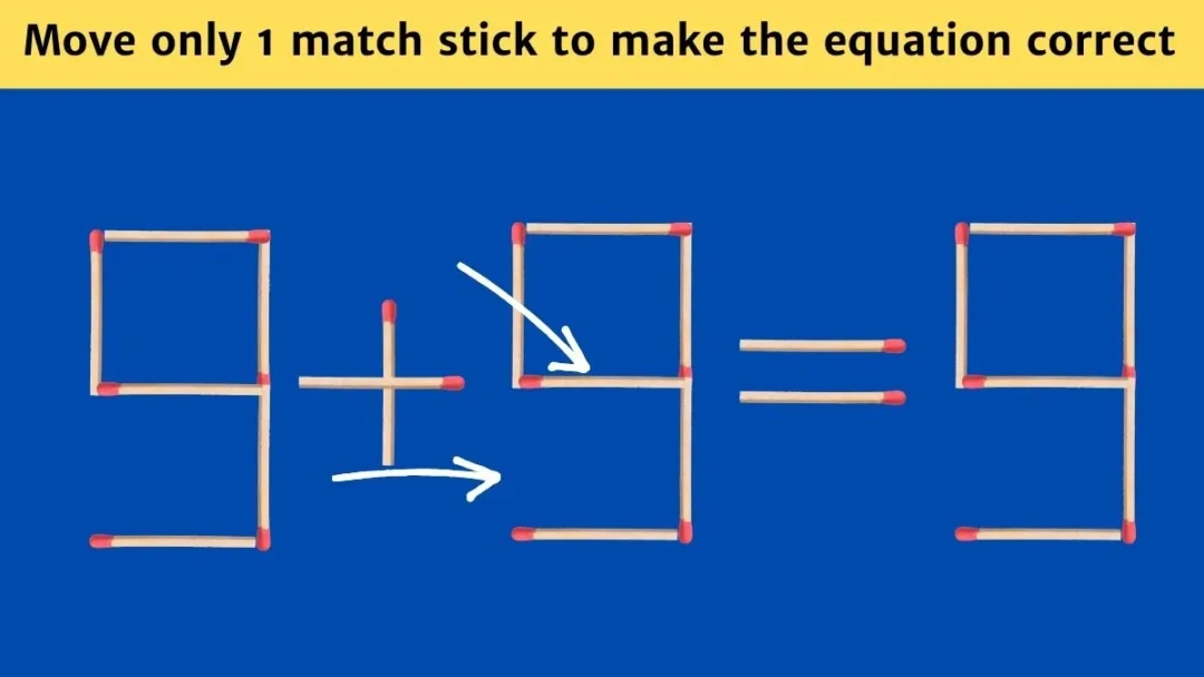 Only the Smartest Can Solve This Matchstick Equation in 6 Seconds! Can You? 3 Brain Teaser With Answer