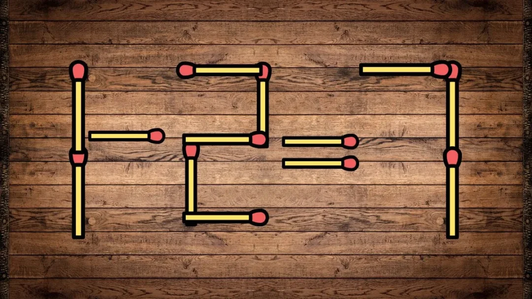Brain Teaser Challenge: Move Only 1 Stick to Correct the Answer! Can You Solve It in 3 Seconds?