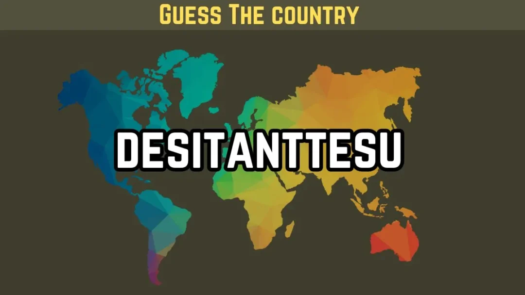Guess the Country from the Scrambled Letters "desitanttesu" In 3 Seconds!