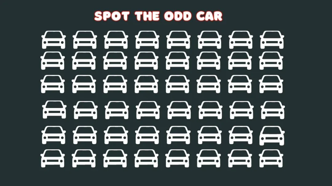 Visual Challenge: Spot the Unique Vehicle! Only 5% Can Identify the Odd Car Out