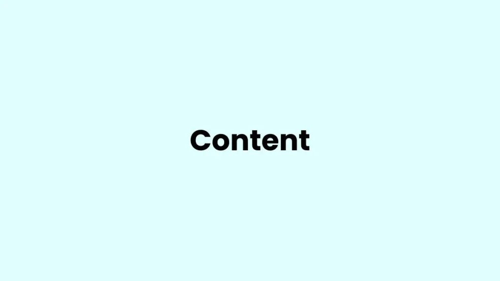 I am feeling Content
