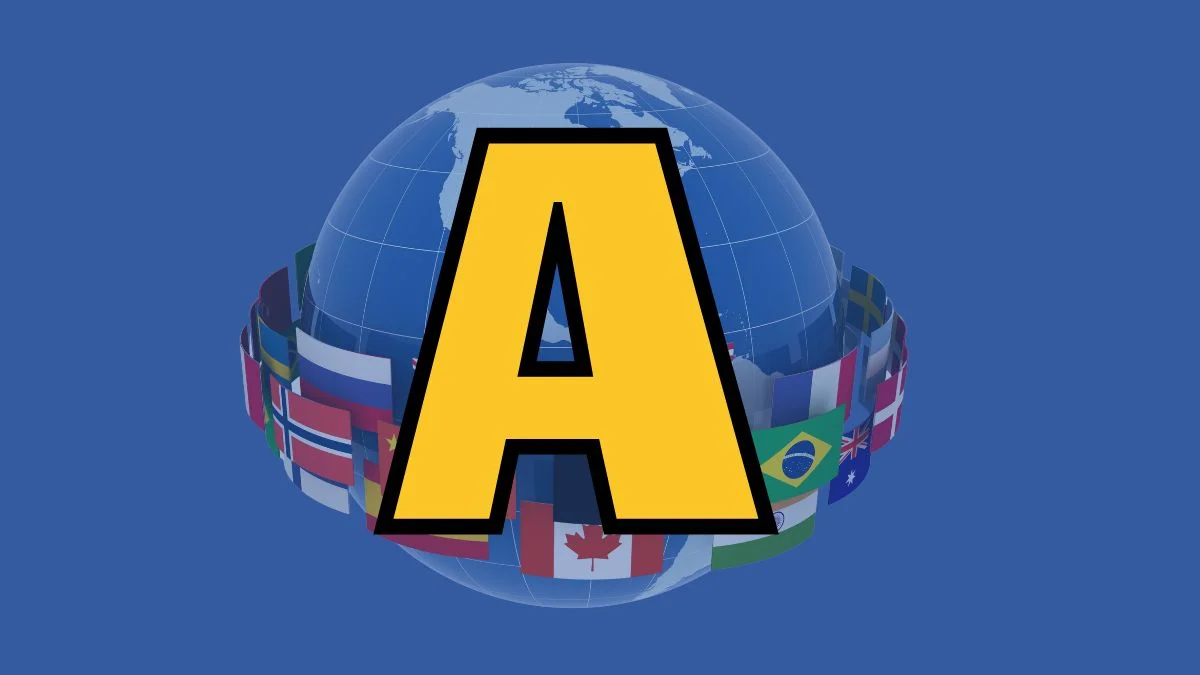 all countries alphabetical order quiz (A)