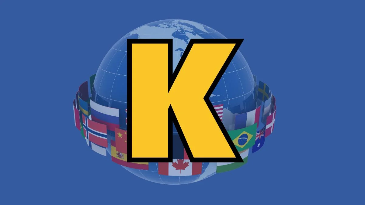 all countries alphabetical order quiz (K)