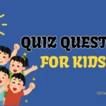 quiz questions for kids​