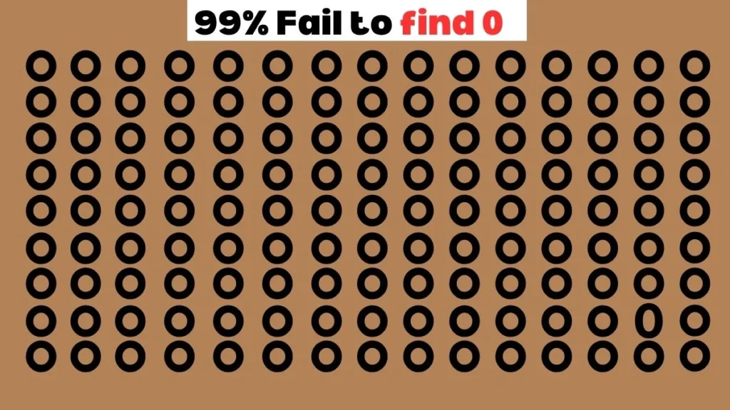 99% Can’t Find the Number 0 in This Viral Optical Illusion in 45 Seconds! 1 99% Can’t Find the Number 0 in This Viral Optical Illusion in 45 Seconds!