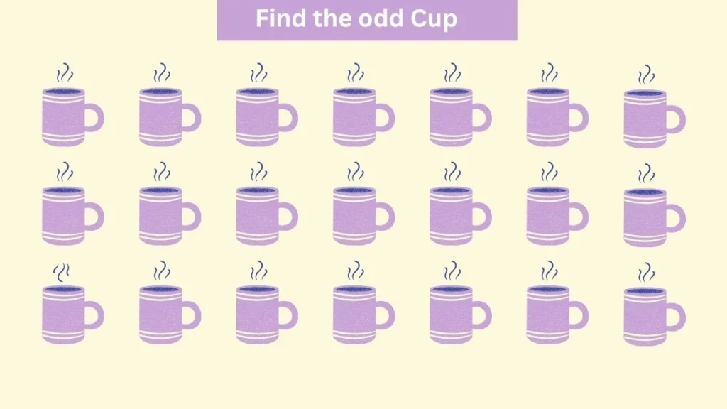 Find the Odd Cup Out