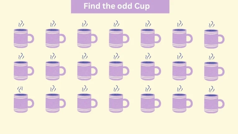 Find the Odd Cup Out