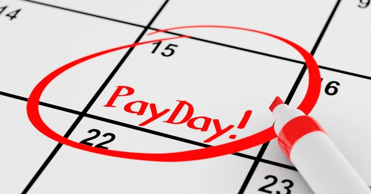 At the end of the month, before next payday, you usually…