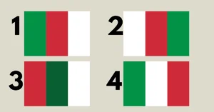Spot the Real Italy Flag Quiz