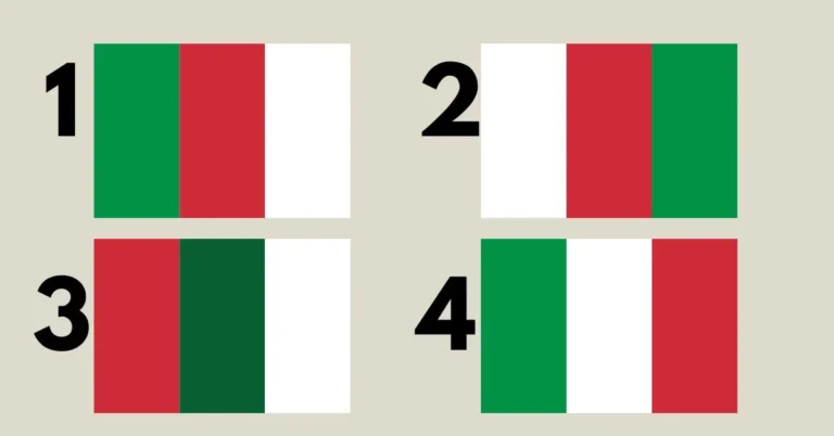 Spot the Real Italy Flag Quiz