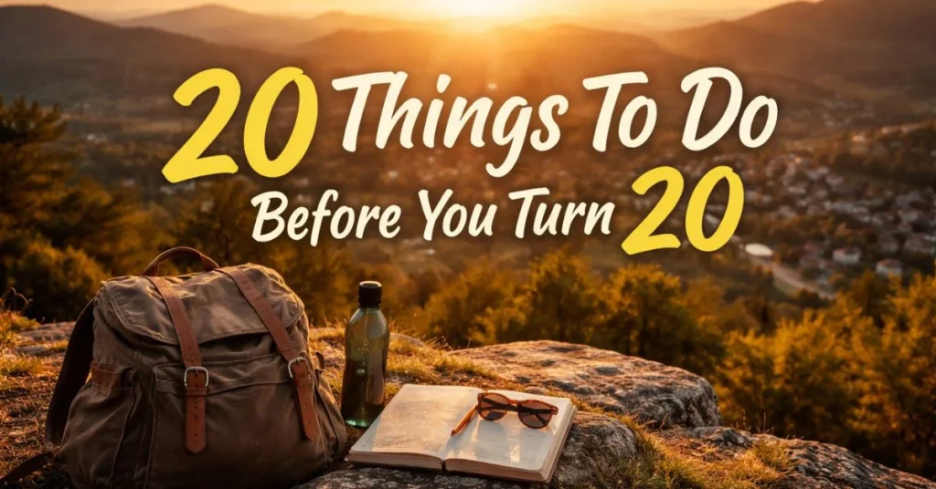 20 Things To Do Before You Turn 20 1 20 Things To Do Before You Turn 20