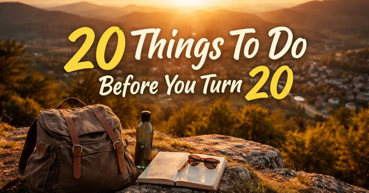 20 Things To Do Before You Turn 20