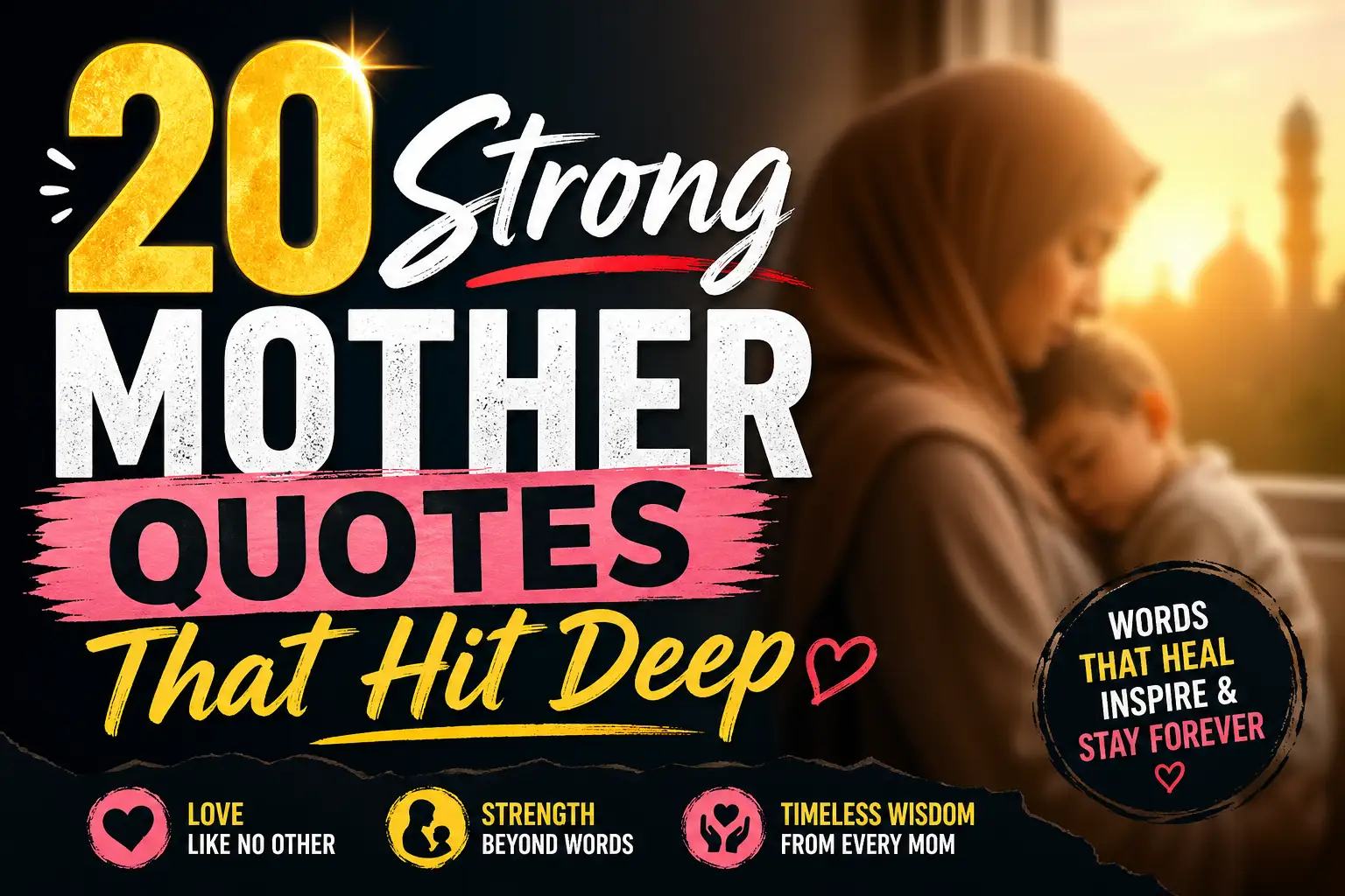 20 Strong Mother Quotes That Hit Deep