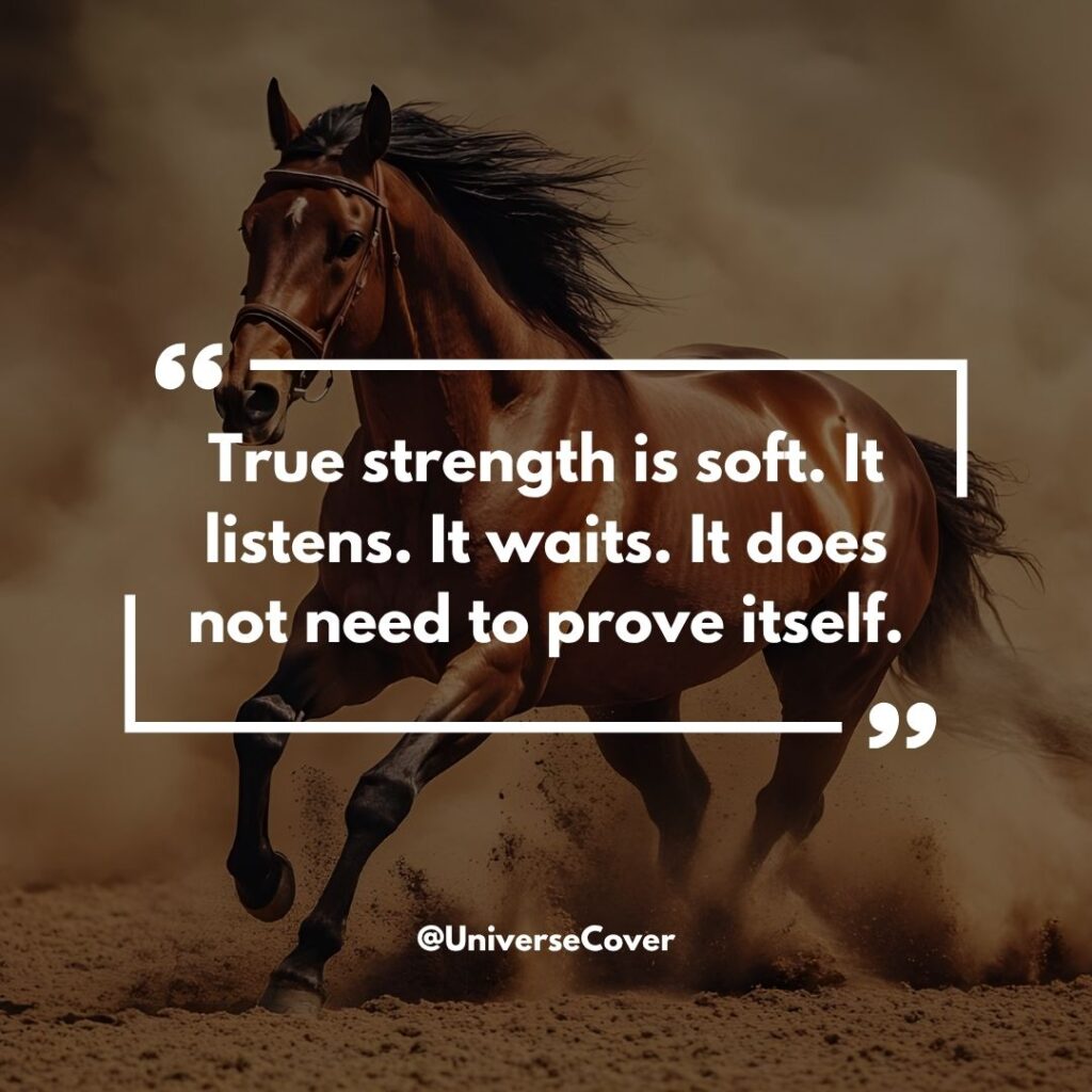 150 Deep Meaningful Quotes That Hit Different in 2026 29 True strength is soft. It listens. It waits. It does not need to prove itself.