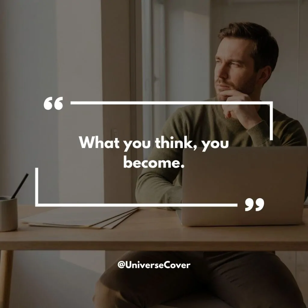 150 Deep Meaningful Quotes That Hit Different in 2026 142 What you think, you become.