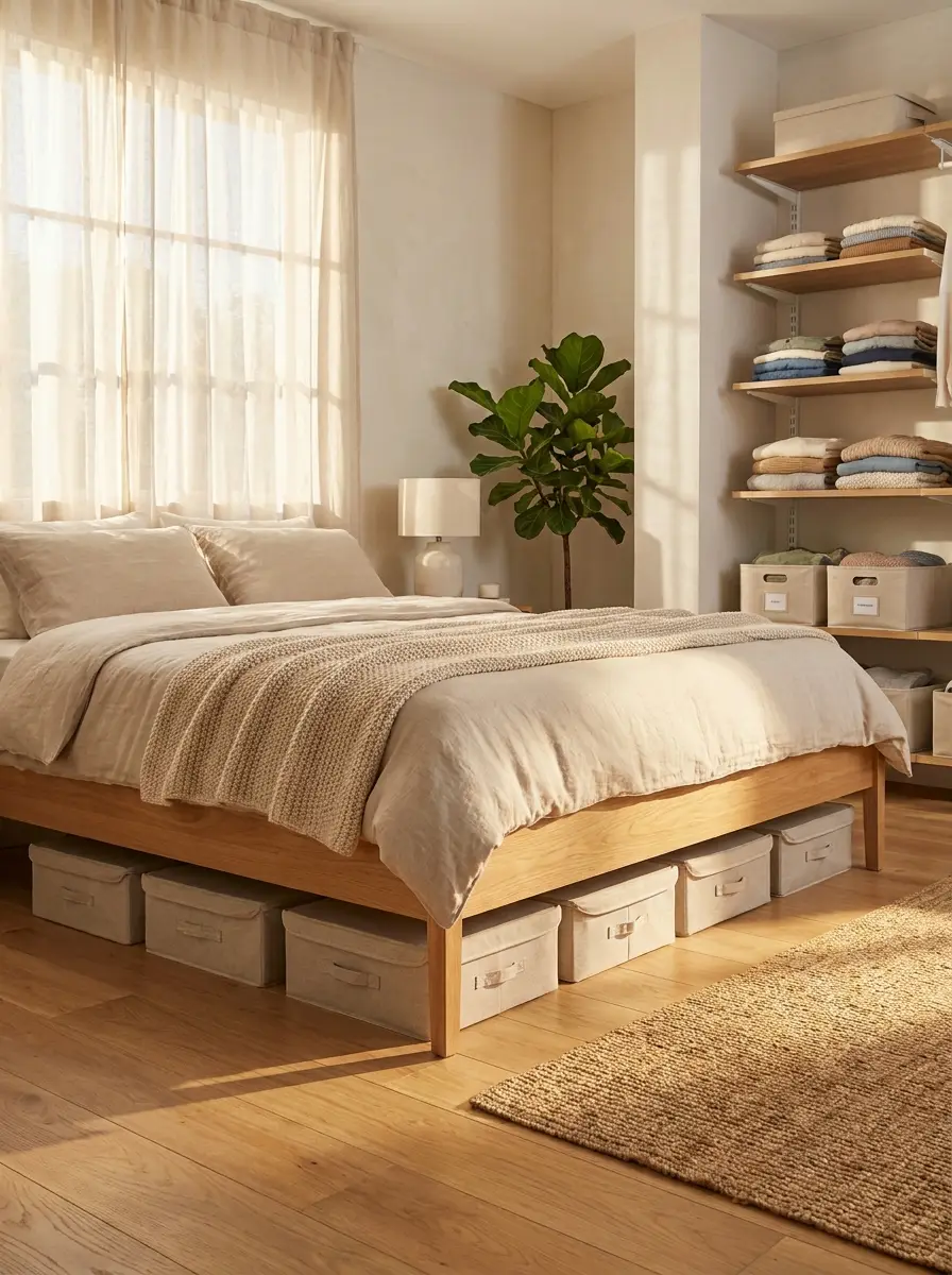 Use the Space Under Your Bed