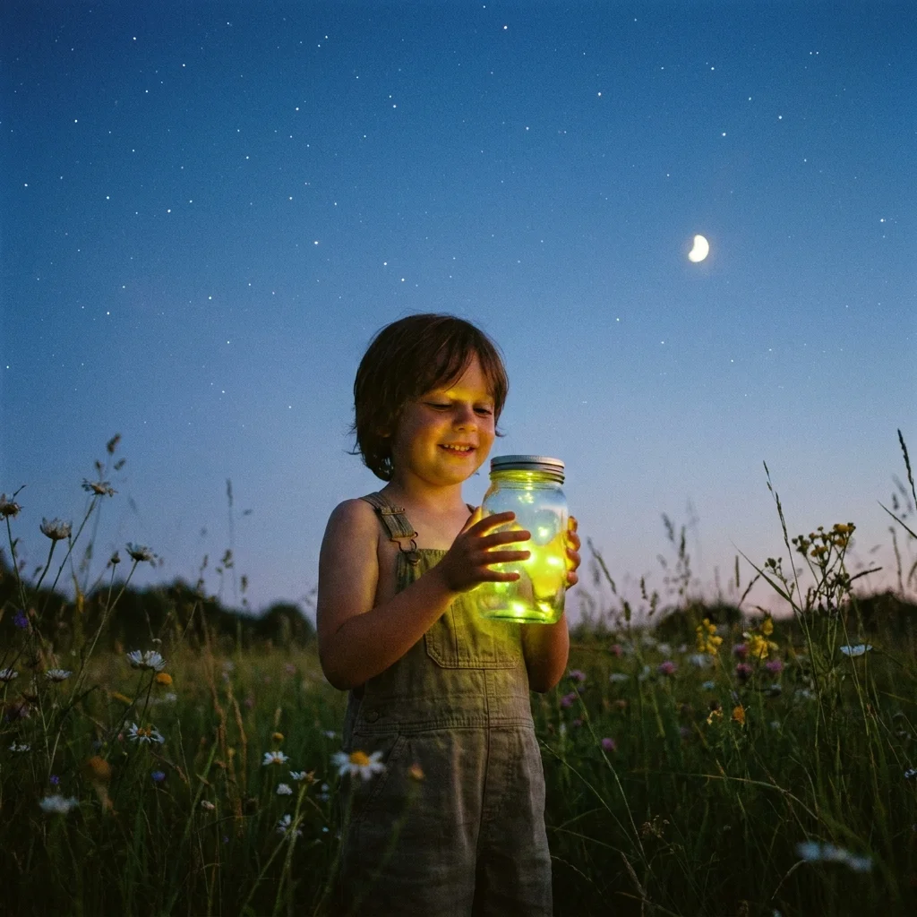 A jar of tiny lights could make the whole night feel magical.