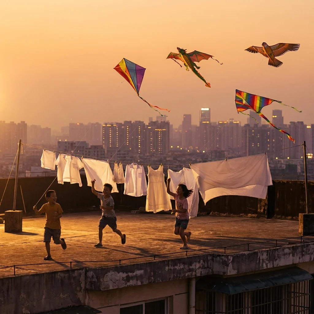 Every rising kite made the sky feel a little closer.