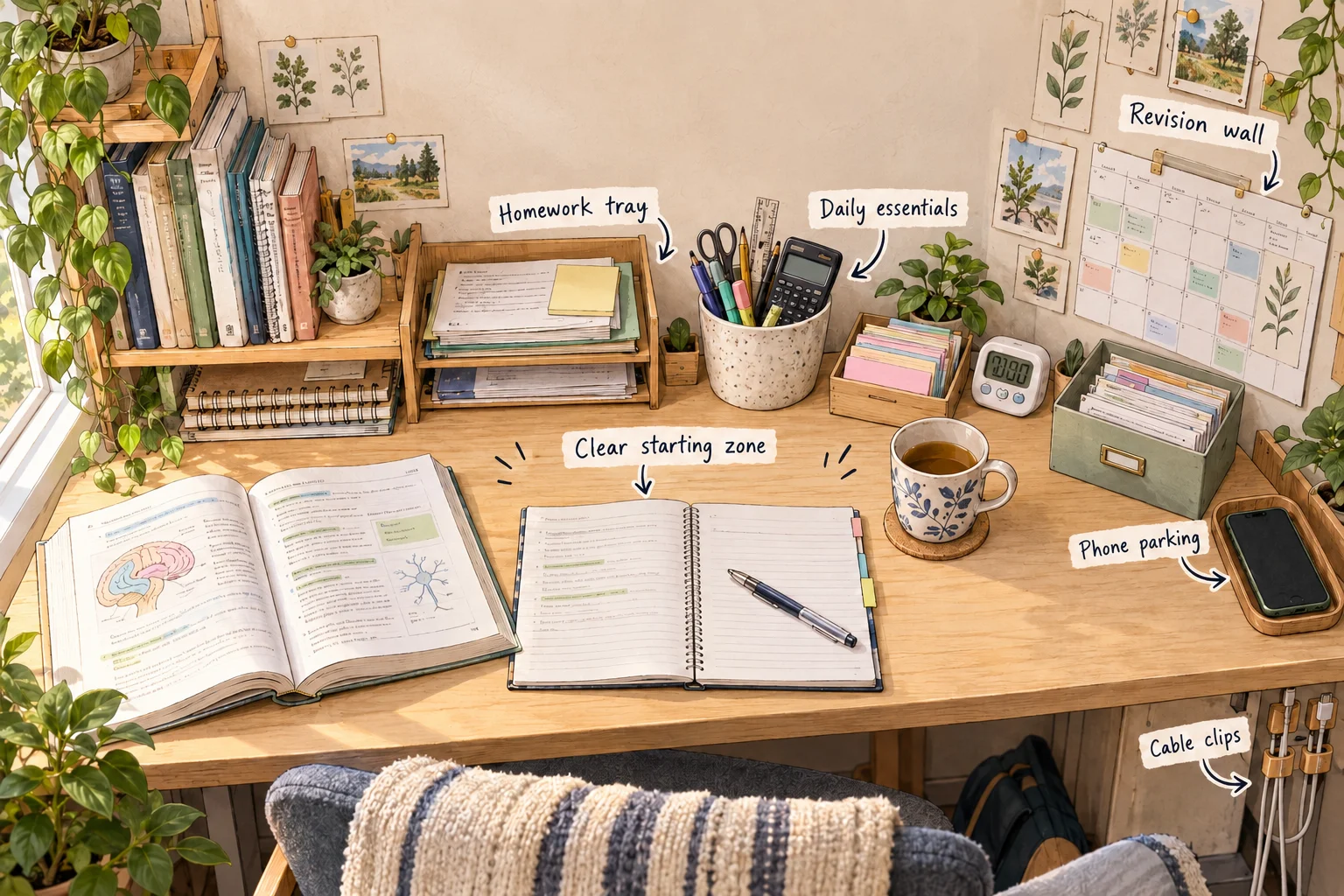 30 Study Desk Organization Ideas for Students