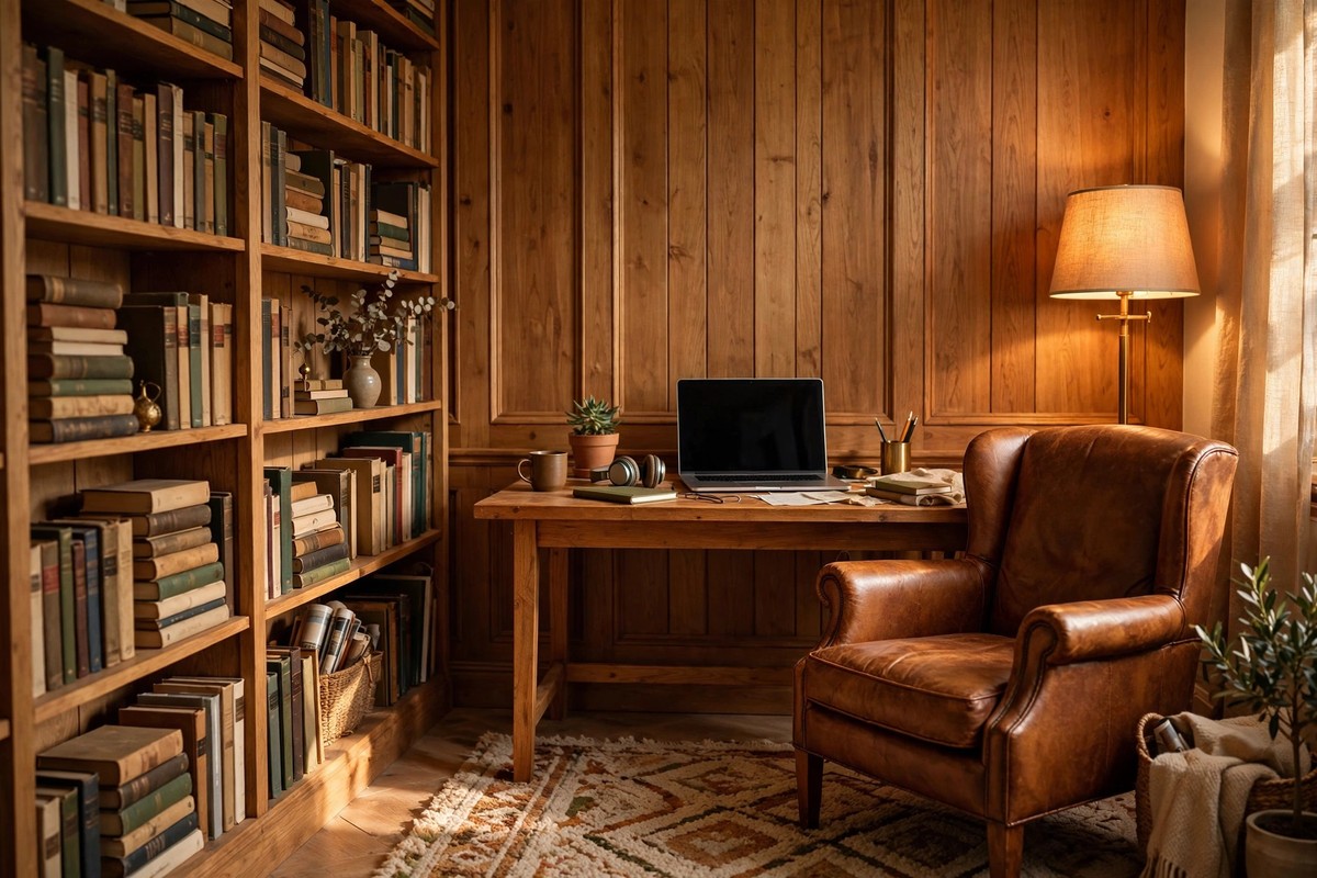 Cozy den room ideas for small office spaces