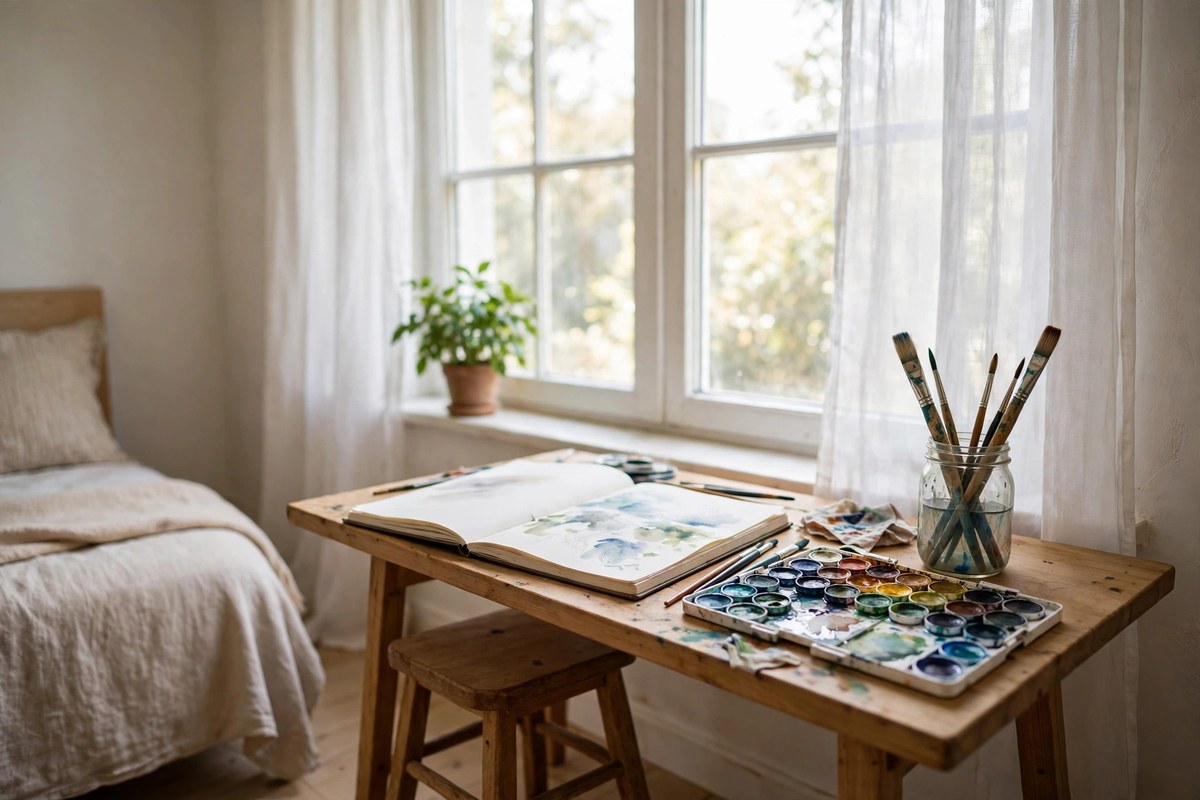 19 Bedroom Art Studio Ideas That Keep Creativity Close