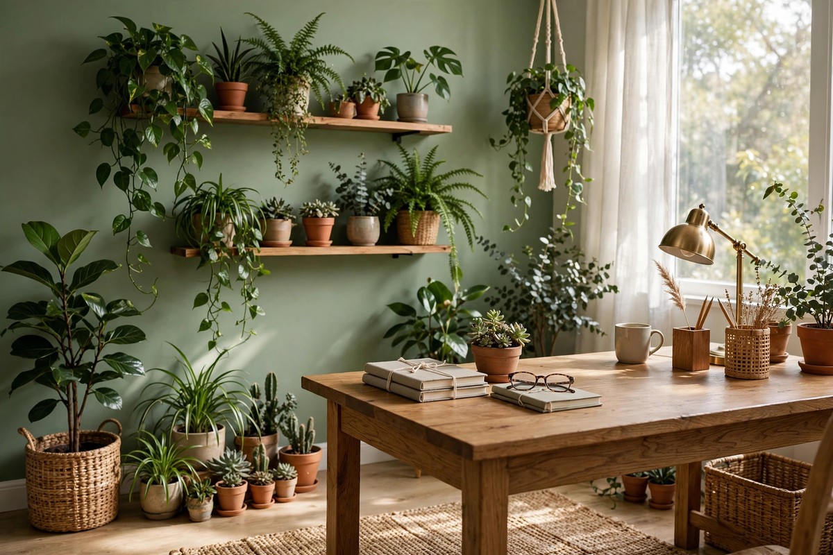 22 Green Office Ideas for a Fresh, Calming Workspace