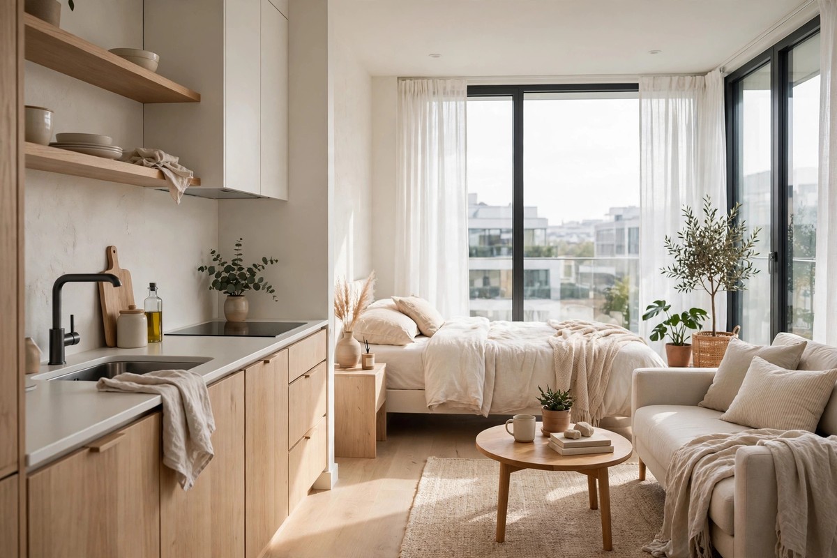 27 Small Studio Apartment Inspiration Looks That Feel Spacious