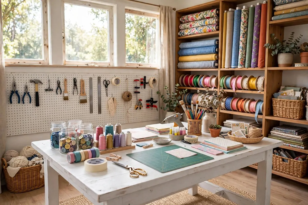 30 Craft Room Ideas That Make Creating Pure Joy