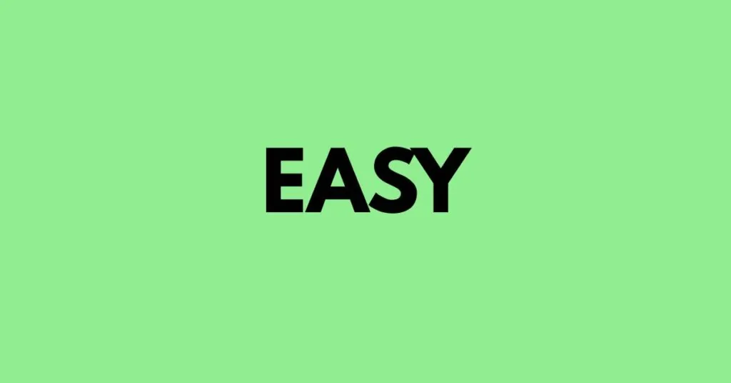 EASY Synonym