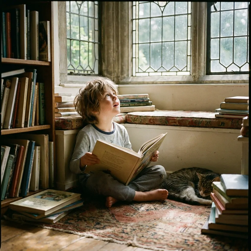 Some childhood journeys began by turning a single page.