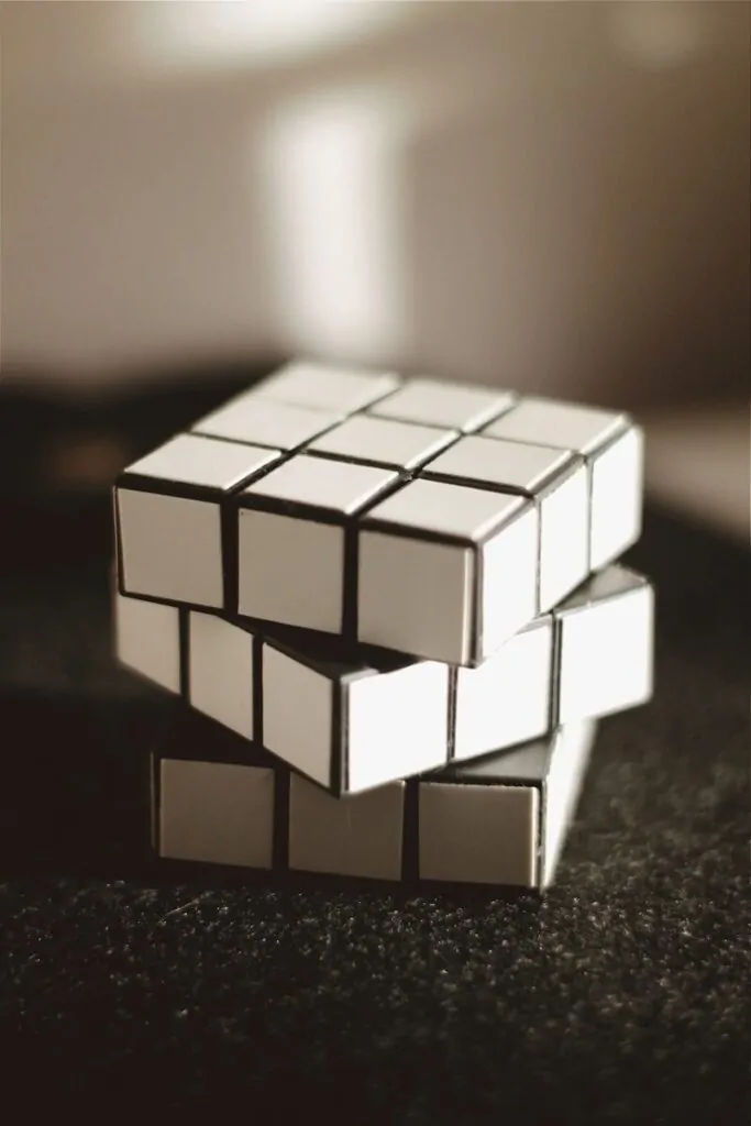 60 Meaningful Things to Do With Your Parents for Every Season and Situation 26 white and black 3 x 3 rubiks cube