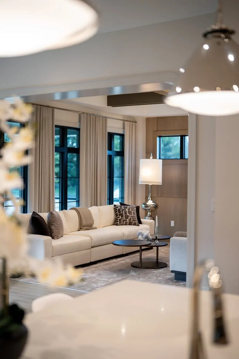 50 Luxury Living Room Ideas for Every Home Style 25 Modern living room with a large sectional sofa.
