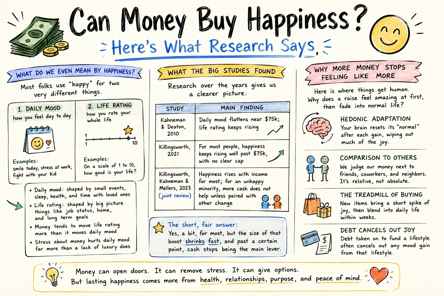 Can Money Buy Happiness? Here’s What Research Says 2 Can Money Buy Happiness