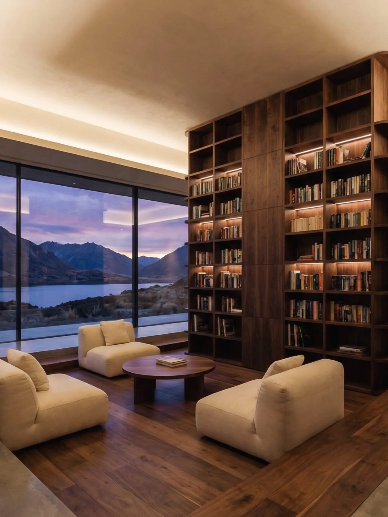10 Home Library Ideas That Will Make You Want to Stay Home 8 Window Seat Reading Nook with Garden Views