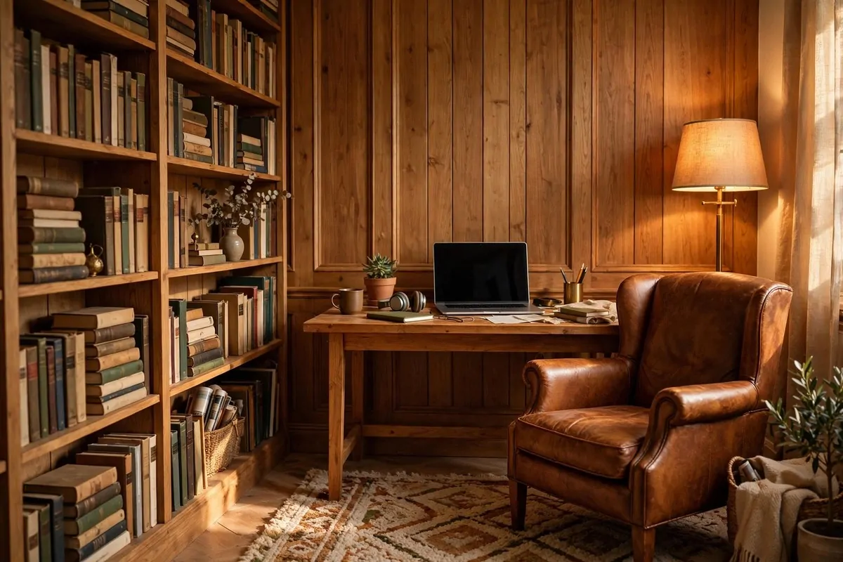 Cozy den room ideas for small office spaces