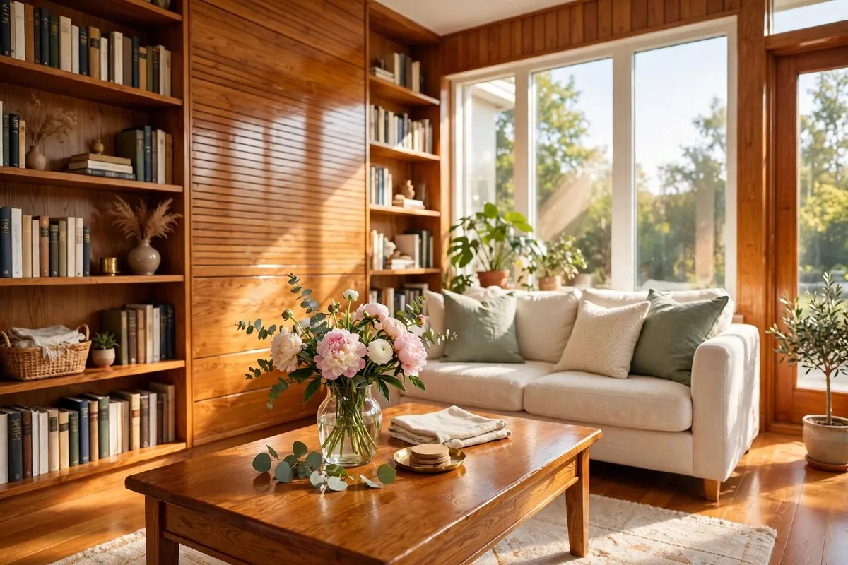 17 Feng Shui Home Ideas That Bring Good Energy Into Every Room 16 A bright tidy home interior with everything in good repair and sunlight on polished surfaces