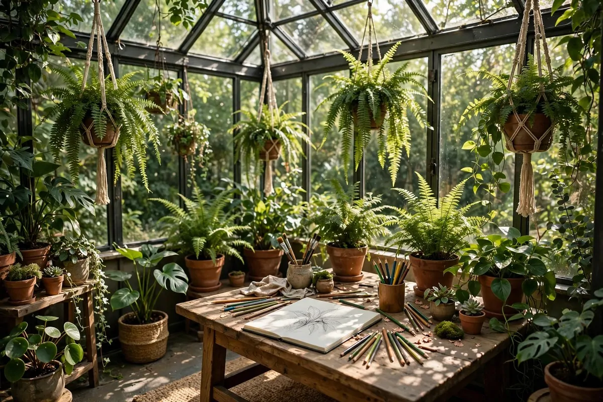 17 Garden Art Studio Ideas for Creating Surrounded by Nature 5 Garden art studio idea 6