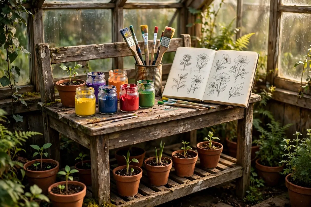 17 Garden Art Studio Ideas for Creating Surrounded by Nature 7 Garden art studio idea 8