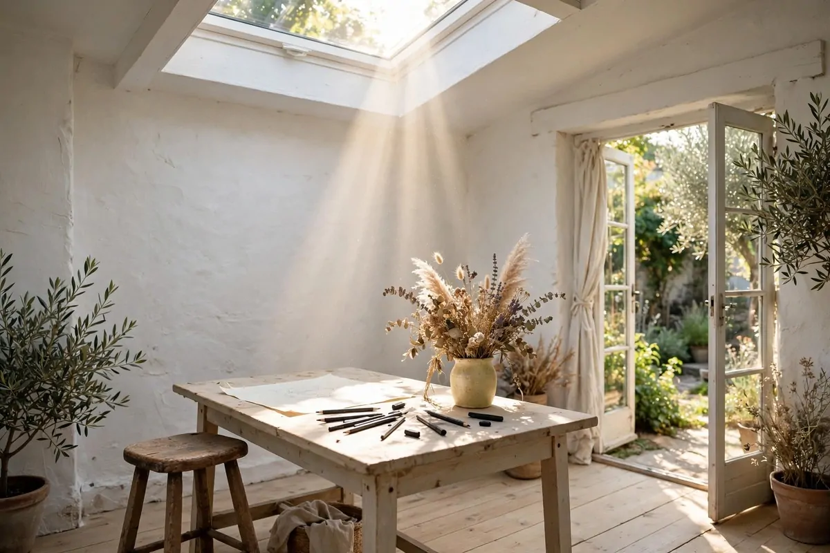 17 Garden Art Studio Ideas for Creating Surrounded by Nature 12 Garden art studio idea 13
