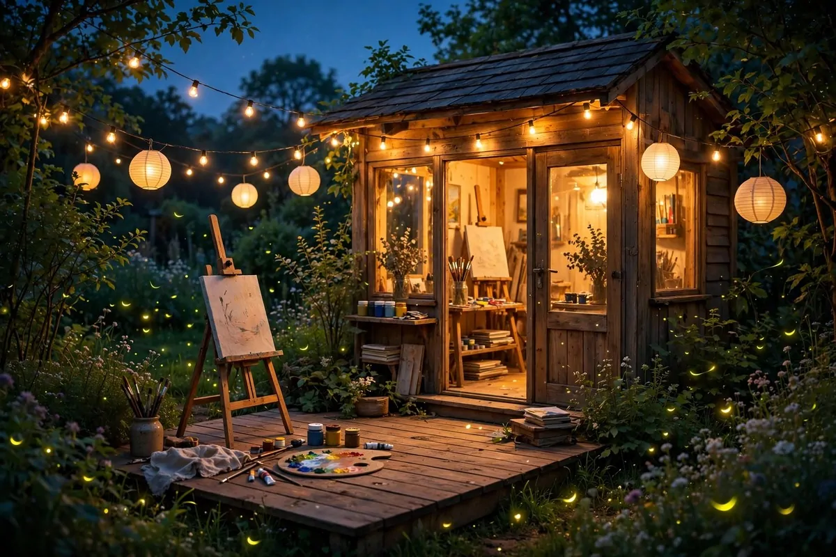 17 Garden Art Studio Ideas for Creating Surrounded by Nature 16 Garden art studio idea 17