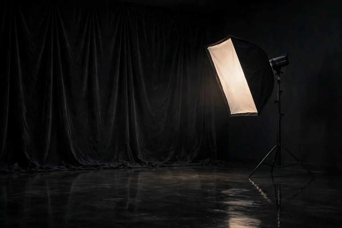 17 Group Photo Studio Ideas That Fit Everyone in Frame 16 Group Photo Studio Ideas with a dramatic black low key studio backdrop