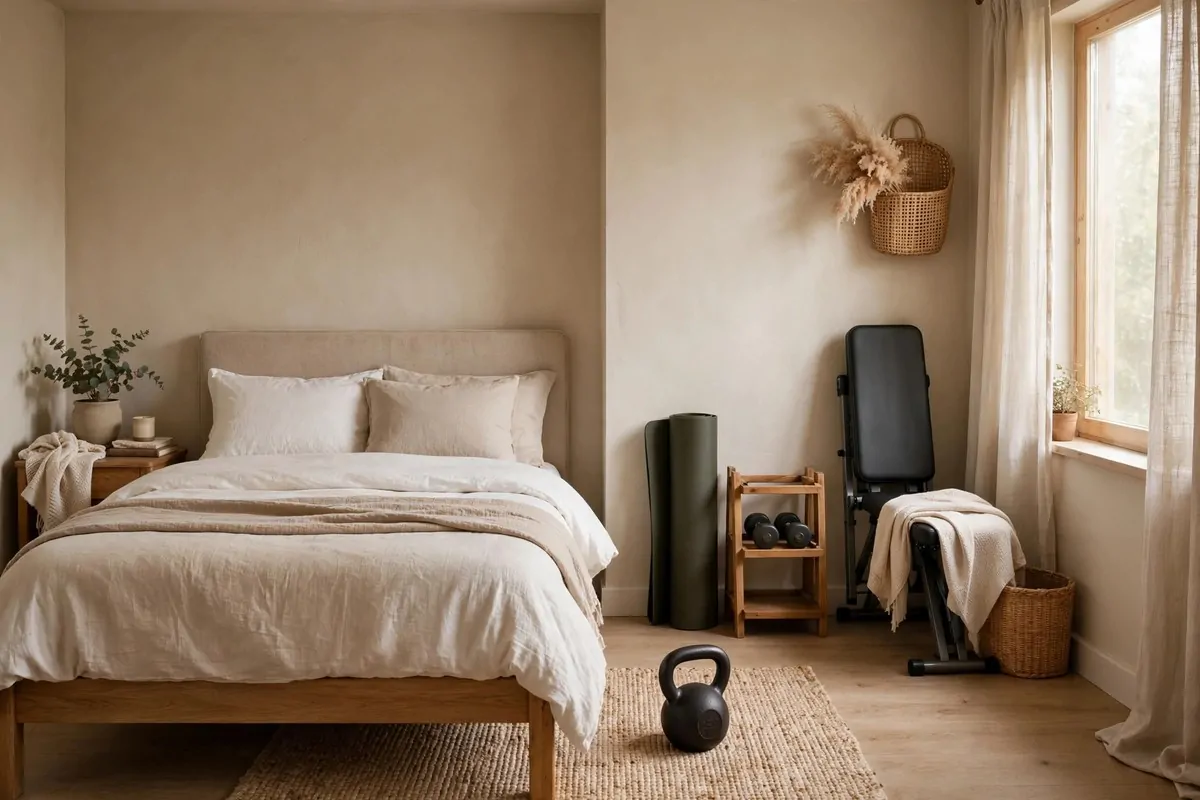 17 Mini Gym at Home Ideas Bedroom Setups for Small Rooms