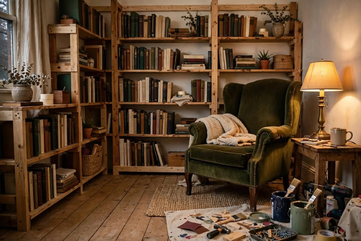 18 DIY Library Room Projects You Can Start Today