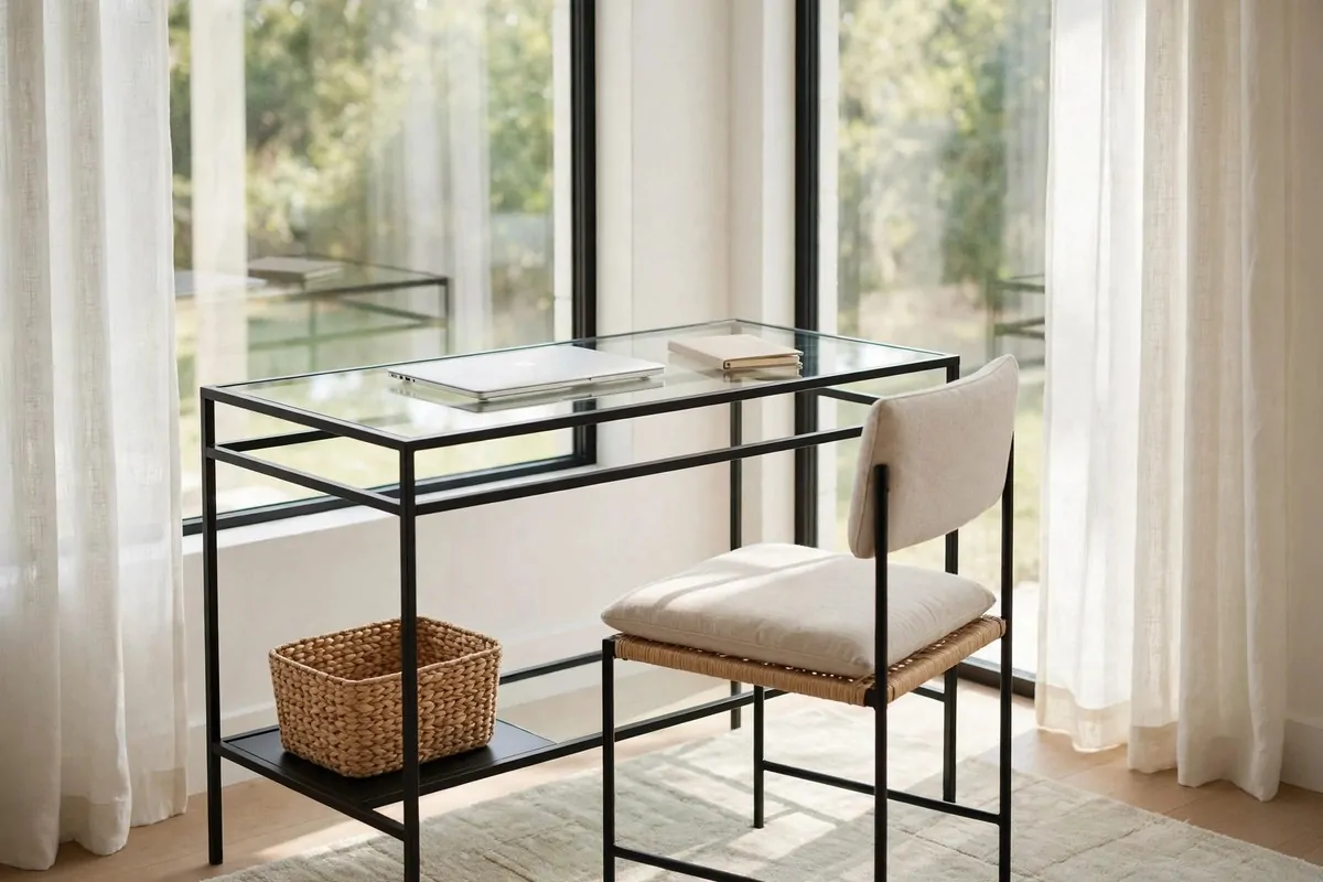 18 Ikea Study Room Ideas for a Focused, Tidy Space 17 Classic wooden IKEA HEMNES desk with hutch shelves in a warm traditional study corner