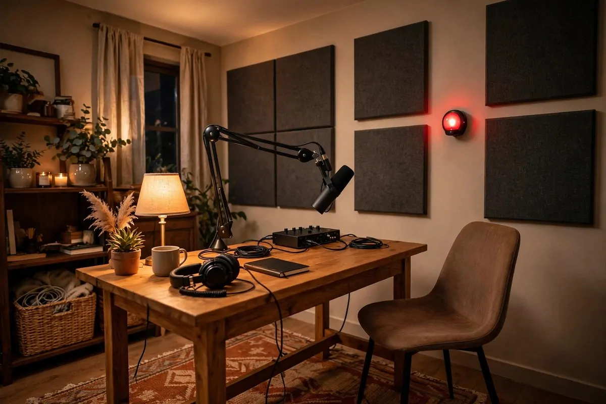 18 Podcast Room Setup Ideas for Crisp, Clear Sound 18 Clap test used to check podcast room acoustics