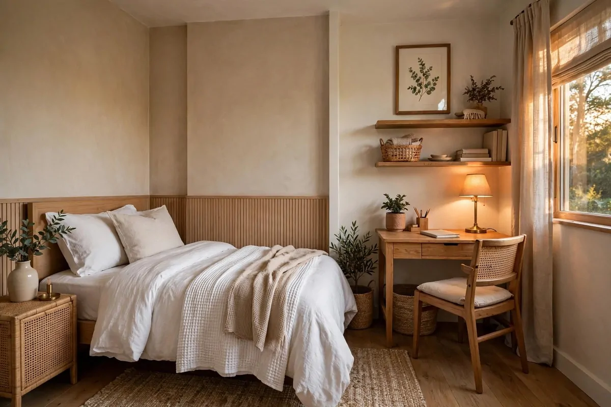 18 Small Guest Bedroom Office Ideas That Welcome Guests and Work